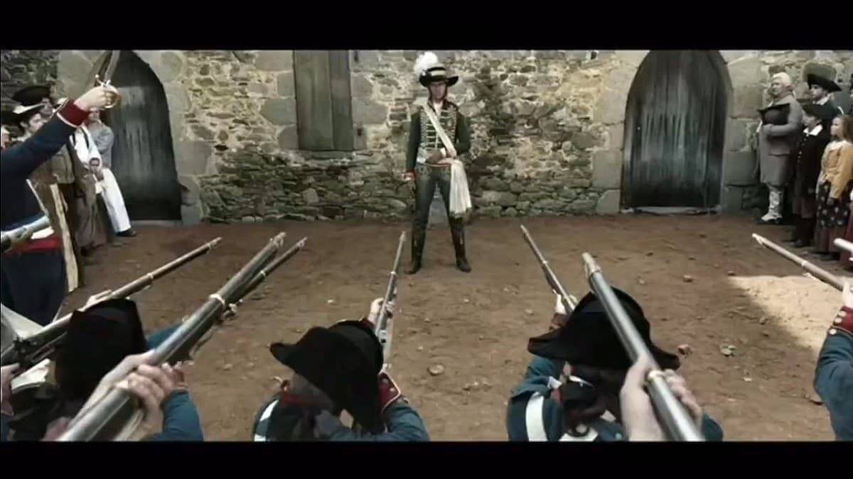 Fusilamiento de Charette, en la producción