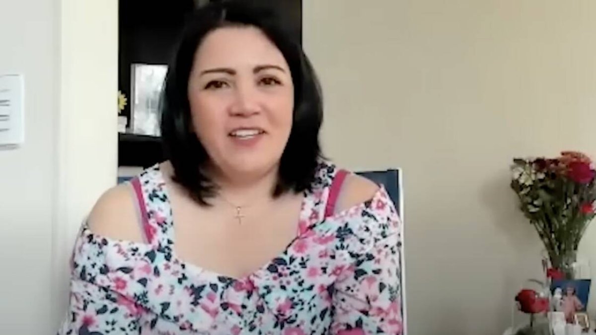 Solanyi vivió dos años y medio de matrimonio, hasta que la enfermedad se llevó a su marido en 2021 (Foto: Mater Mundi).
