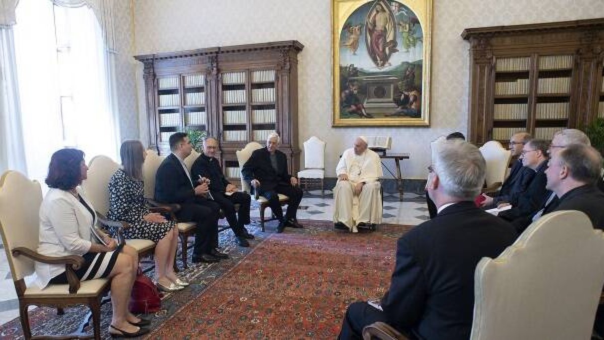 Periodistas de revistas jesuitas entrevistaron al Papa el 19 de mayo - foto de La Civiltà Cattolica