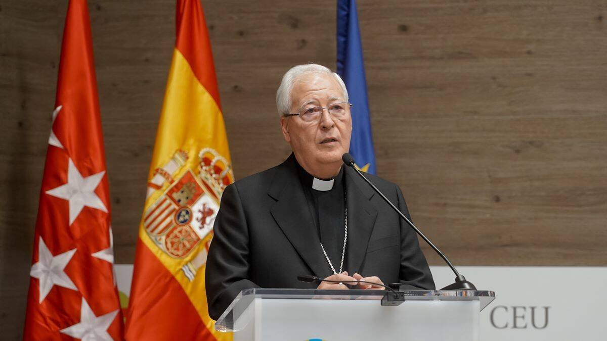 Monseñor Juan Antonio Reig Pla, durante su intervención el 28 de septiembre en el acto de entrega de los V Premios Religión en Libertad, que recibió en la categoría Maestros en la Fe.