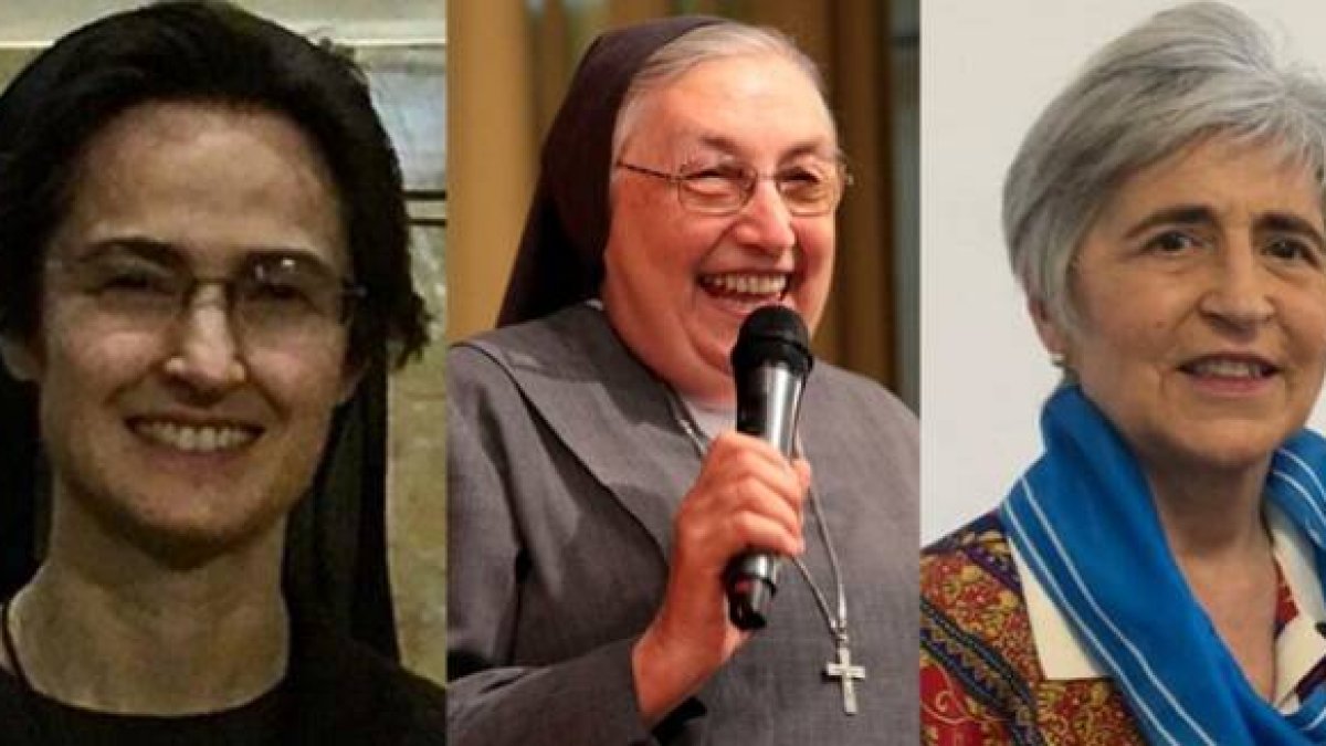 Novedad absoluta en un dicasterio vaticano - tres mujeres - Raffaella Petrini, Yvonne Reungoat y María Lía Zervino- para el Dicasterio para los Obispos.