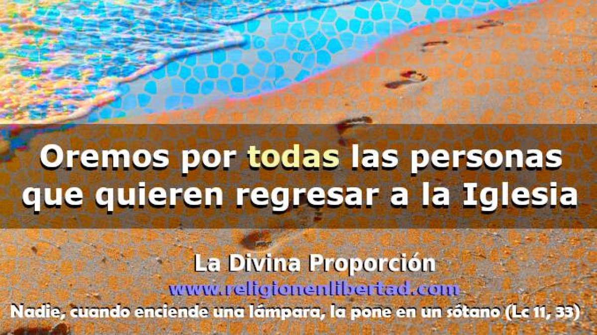 Oremos por todos los que quieren volver