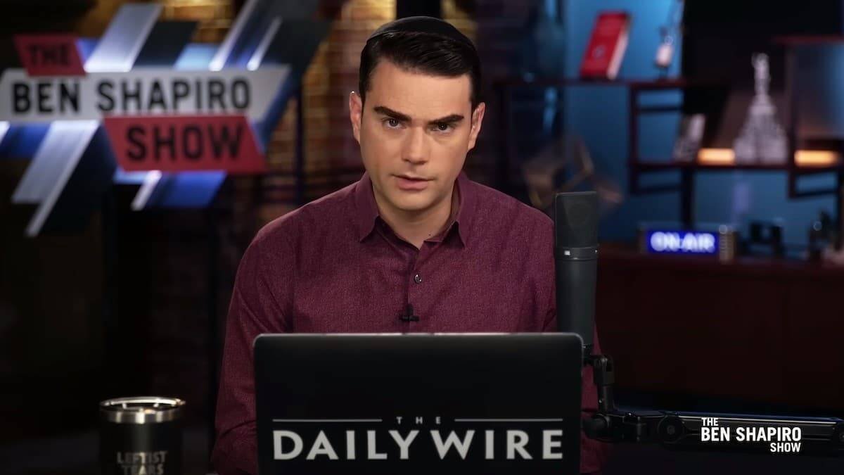 Ben Shapiro, en una reciente intervención en su canal 'The Daily Wire'.