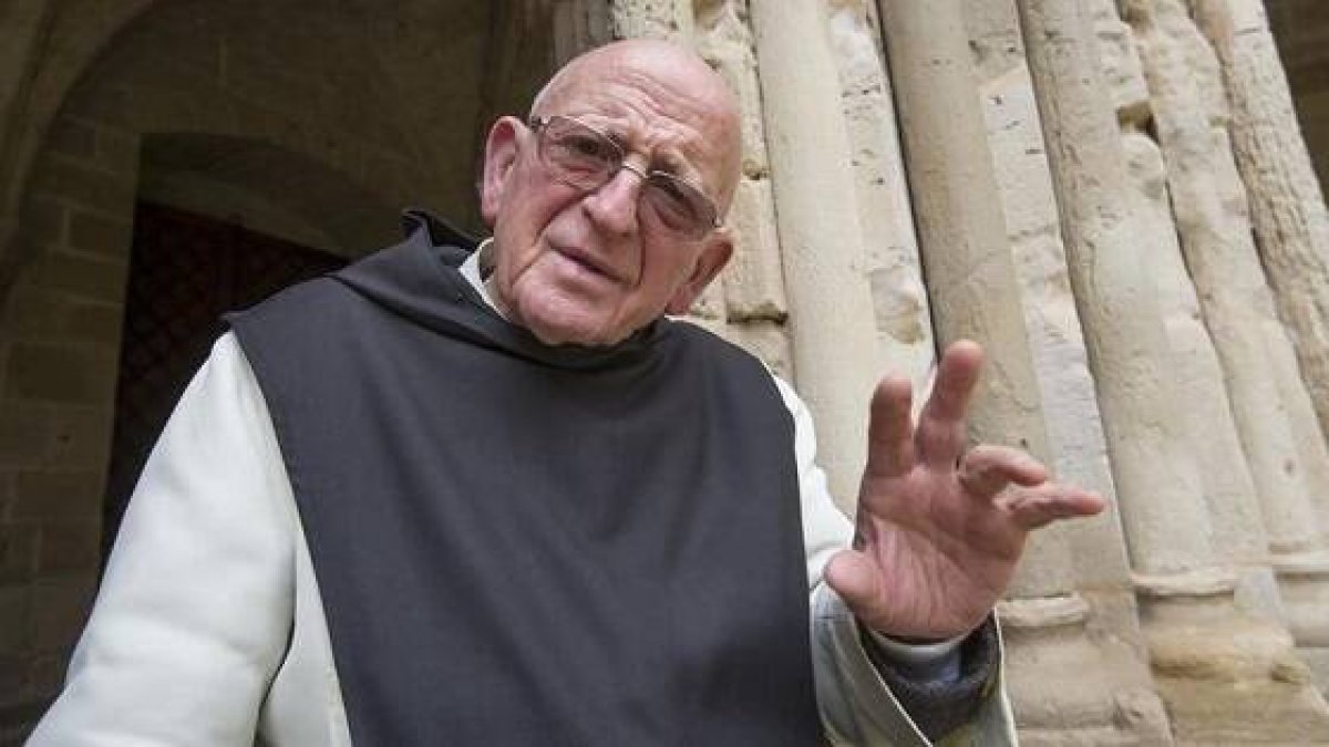 El monje Francisco Martínez-Soria, en una foto de Joan revillas para El Periódico