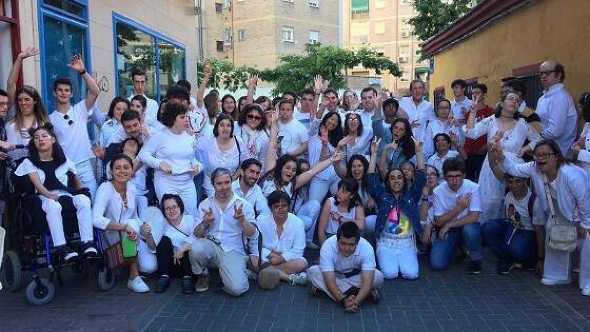 Una fiesta de Fundación Caná en 2019, antes de la pandemia