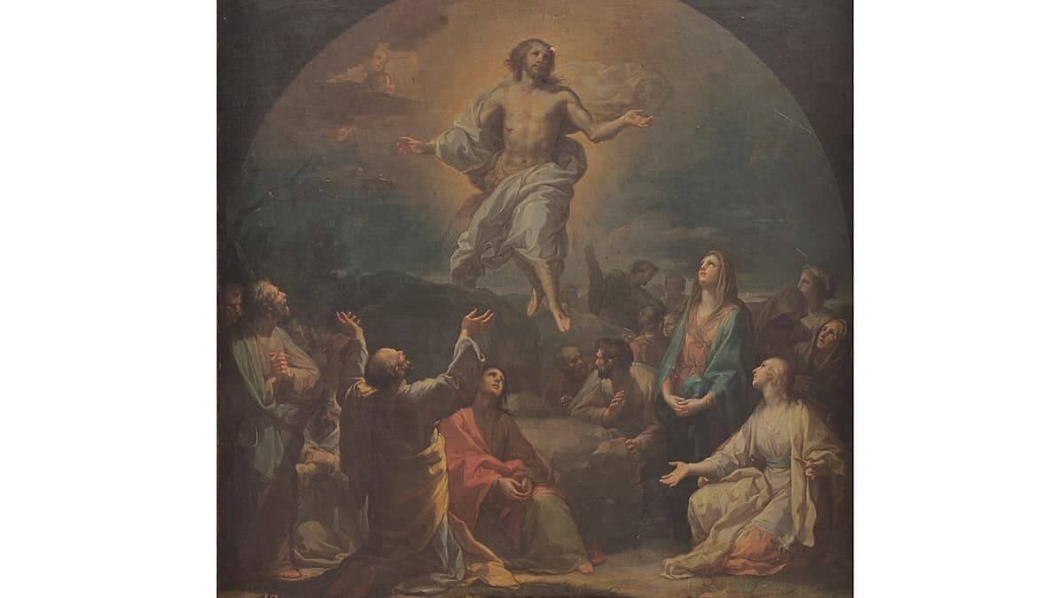 Todos los discípulos de Jesús eran judíos, y judíos quienes estaban junto a Él en la Ascensión. 'La Ascensión del Señor' de Francisco Bayeu y Subías (1769). Museo del Prado.