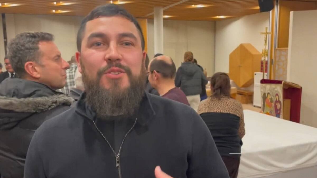 Andrés Giménez está concluyendo su formación como seminarista en el Seminario Redemptoris Mater de Friburgo, en Suiza / Imagen Youtube.