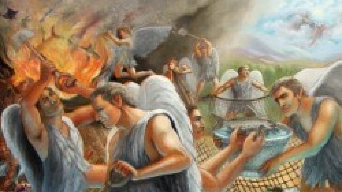 Saldrán los ángeles, separarán...