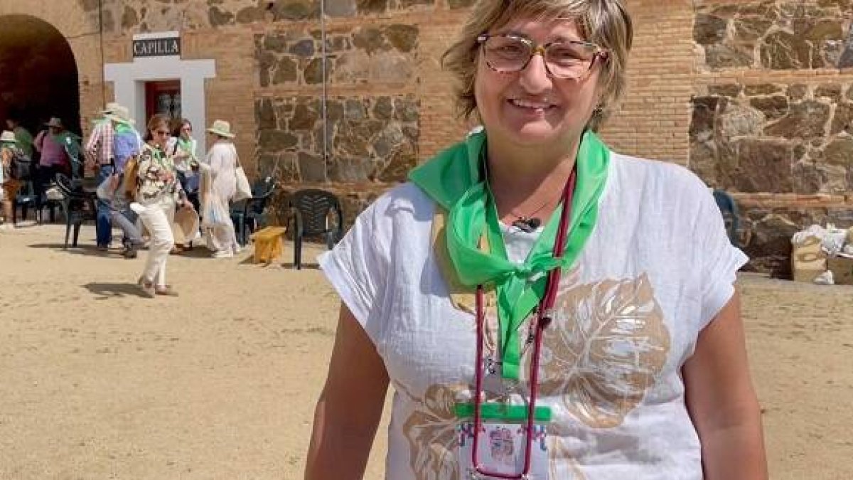 Rosa María Murillo, aquí en una Ultreya nacional, es desde 2022 presidenta de Cursillos de Cristiandad en España
