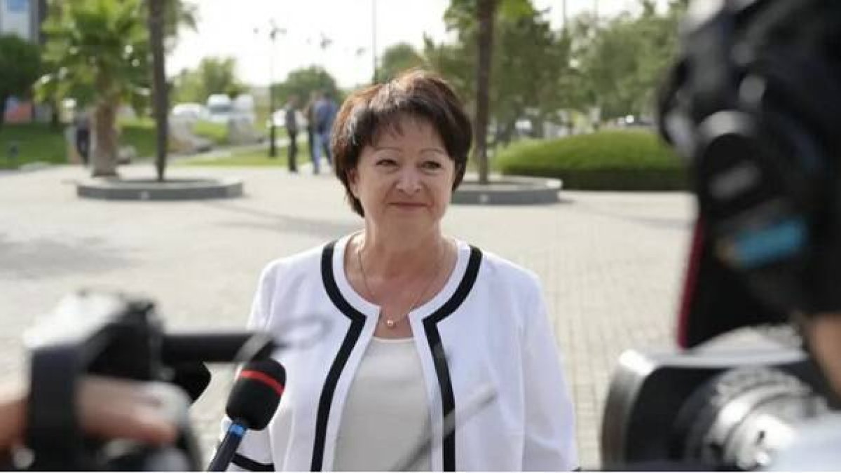 Galina Danilchenko es la gobernadora de la administración implantada por las tropas rusas en Melitópol