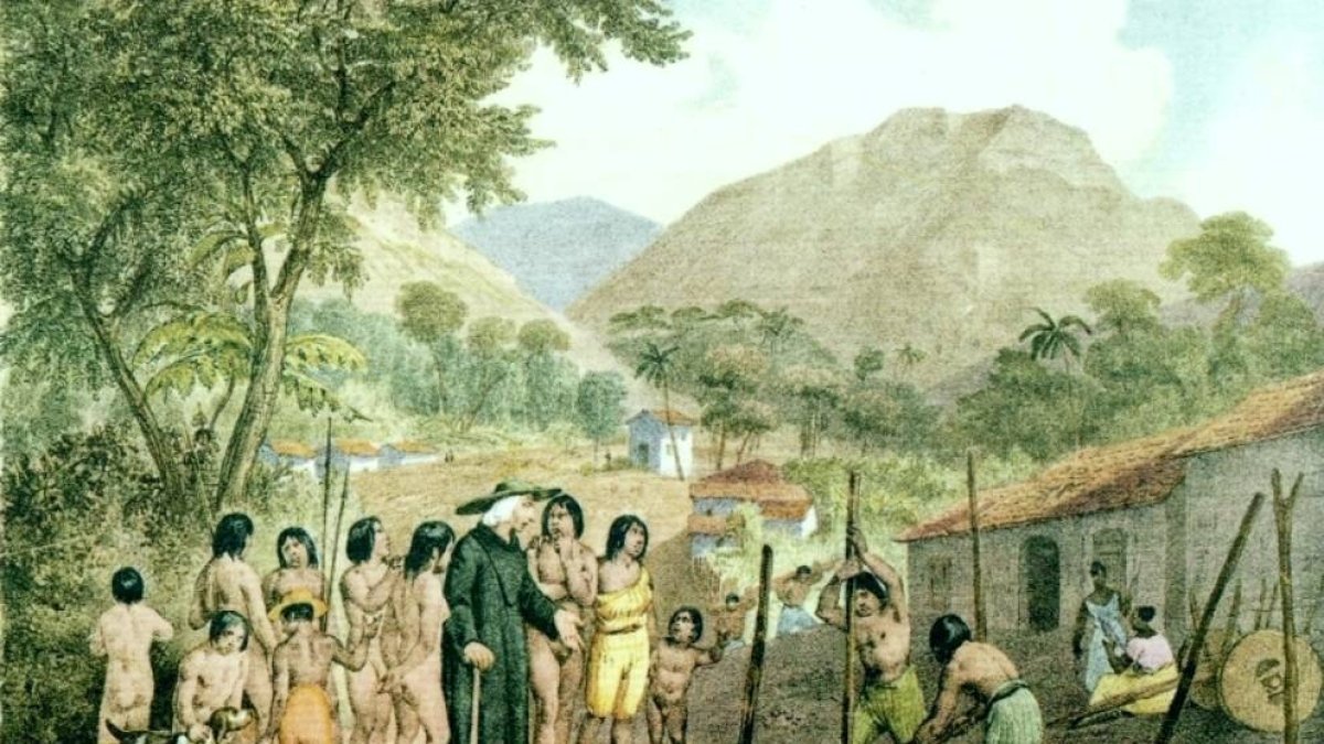 Misión española en América. Mauricio Rugendas.