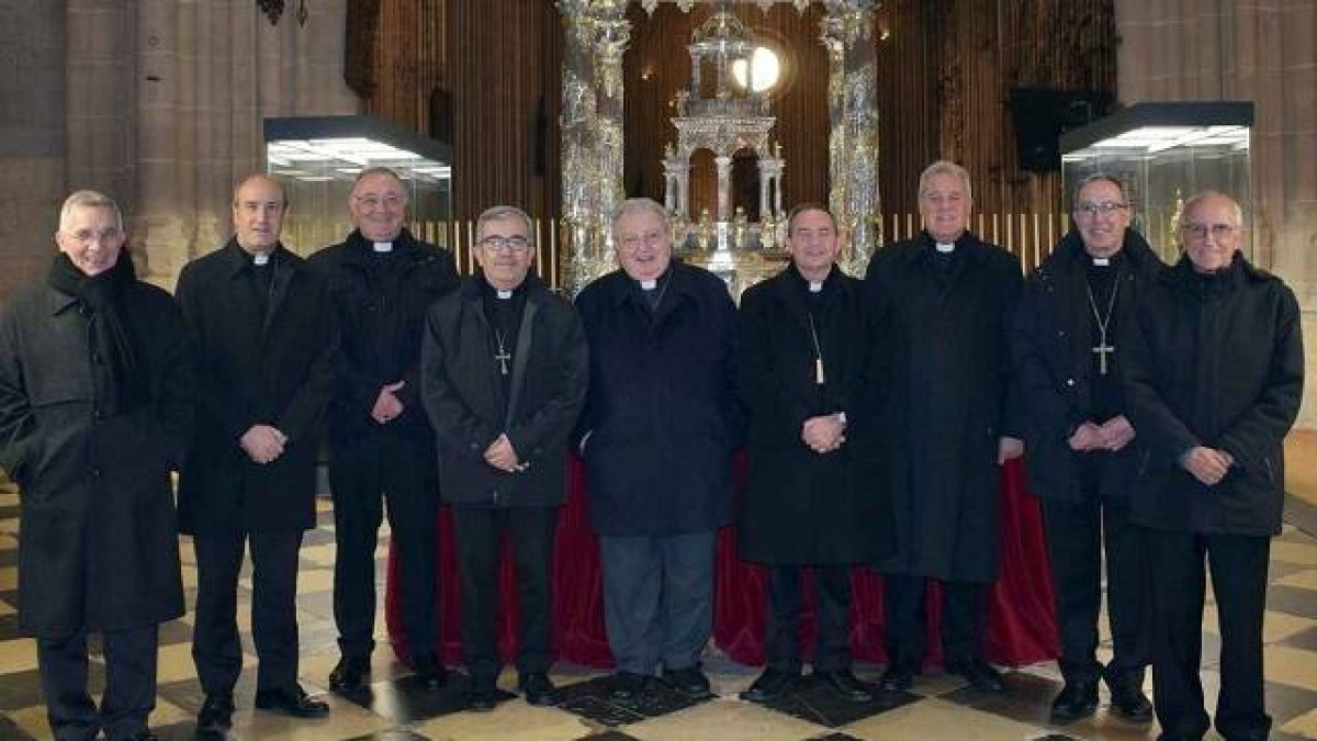Los obispos de Castilla y León en una foto de grupo reciente