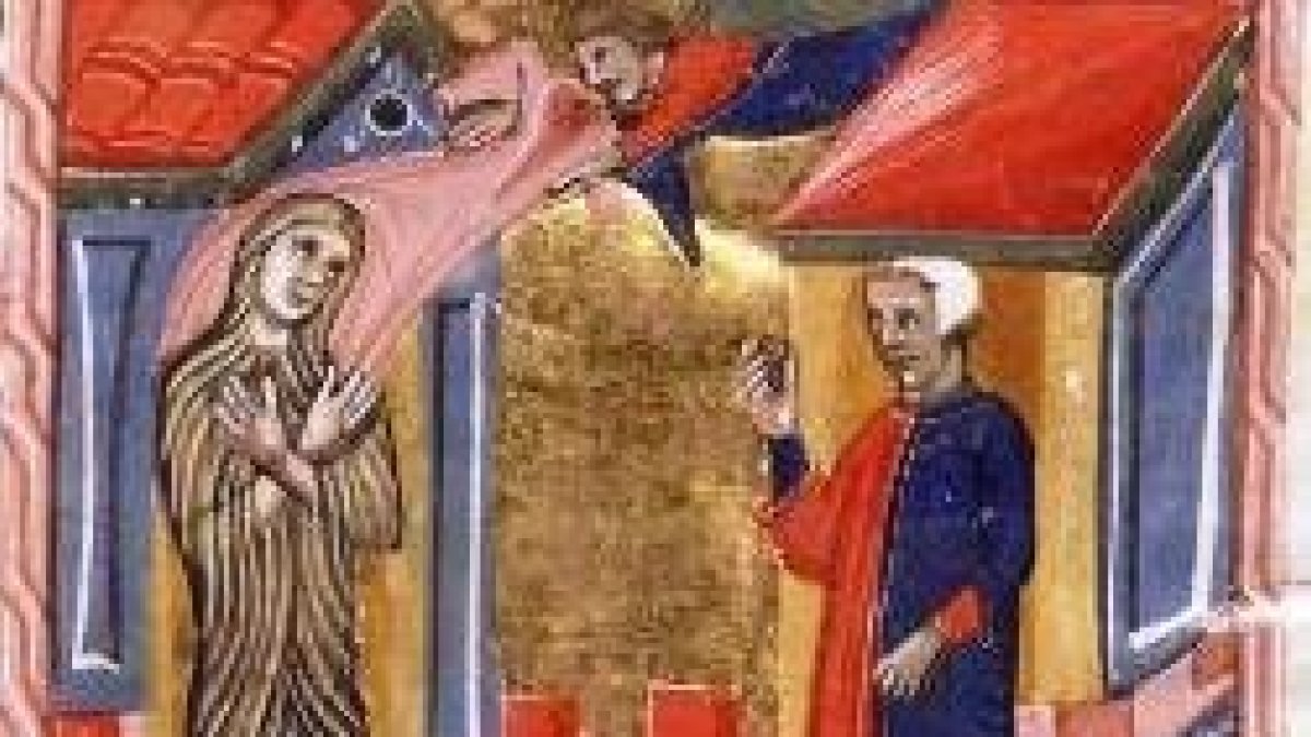 El ángel cubre a Inés.