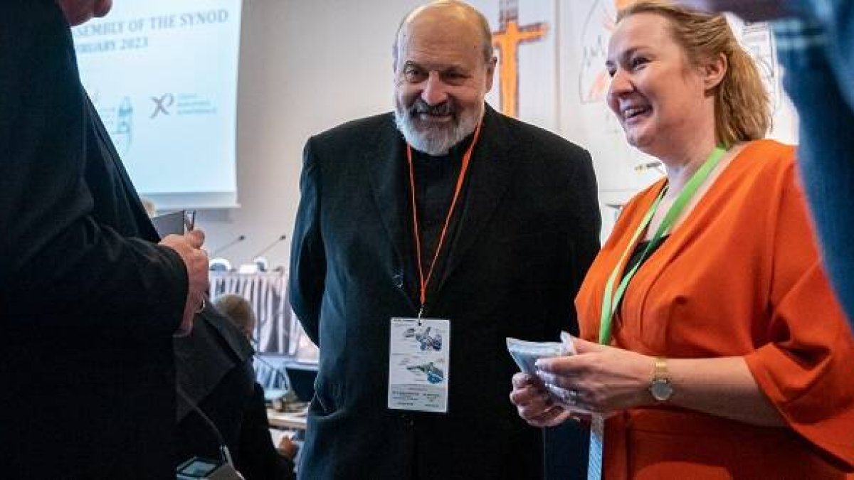 El padre Thomas Halik, Premio Templeton 2014, veterano de la Iglesia clandestina checa, ponente en el Sínodo en Praga
