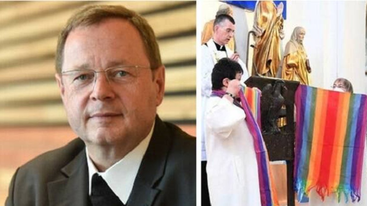 Georg Batzing, presidente de los obispos alemanes, promueve en su diócesis de LImburgo liturgias gay y hostilidad al Catecismo