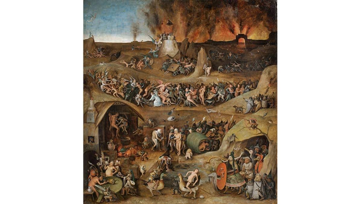 'El infierno' (1570), de Peeter Huys (Museo del Prado): una realidad de la que el relativismo prefiere no hablar, porque obliga a discernir el bien del mal.