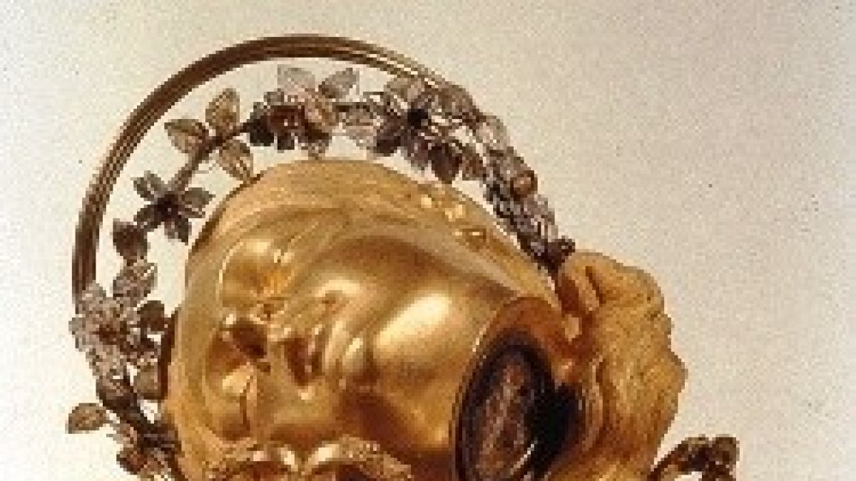 Relicario de la cabeza de Santa Martina.