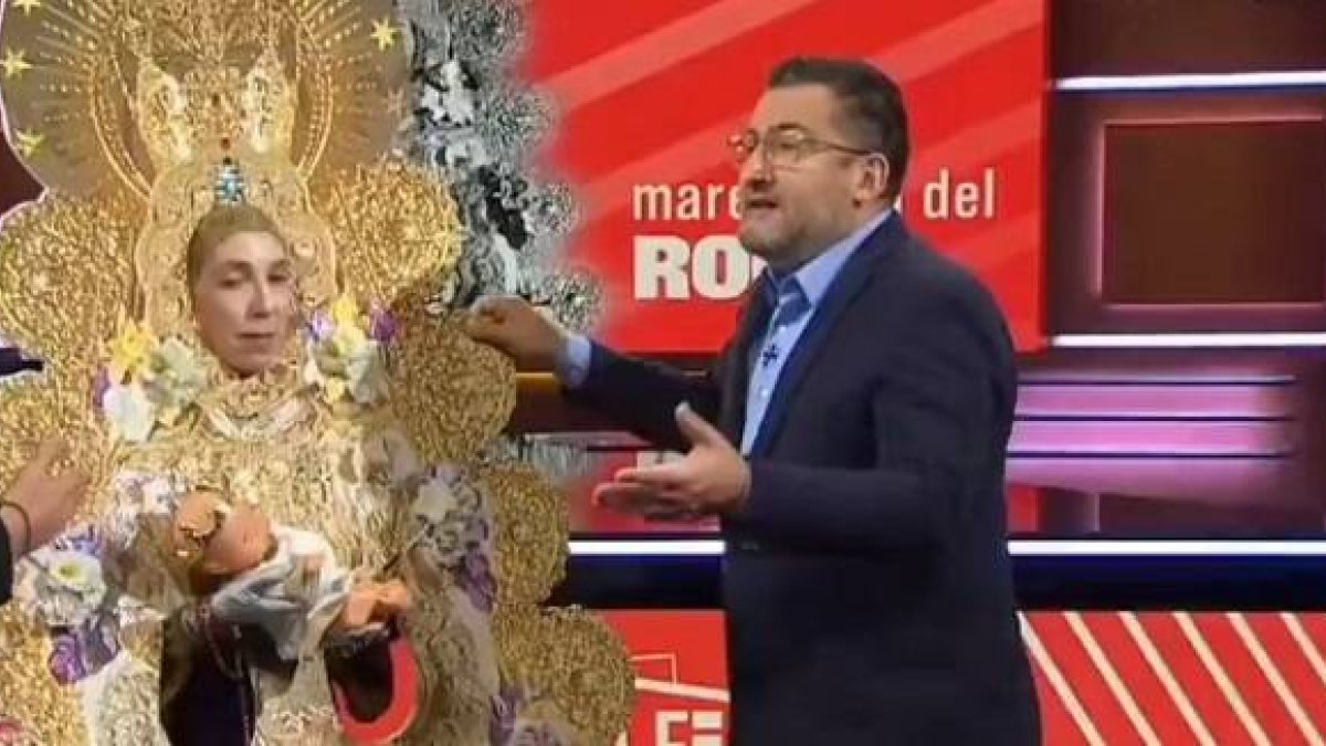Toni Soler en su gag soez sobre la Virgen del Rocío, lleno de comentarios sexuales groseros