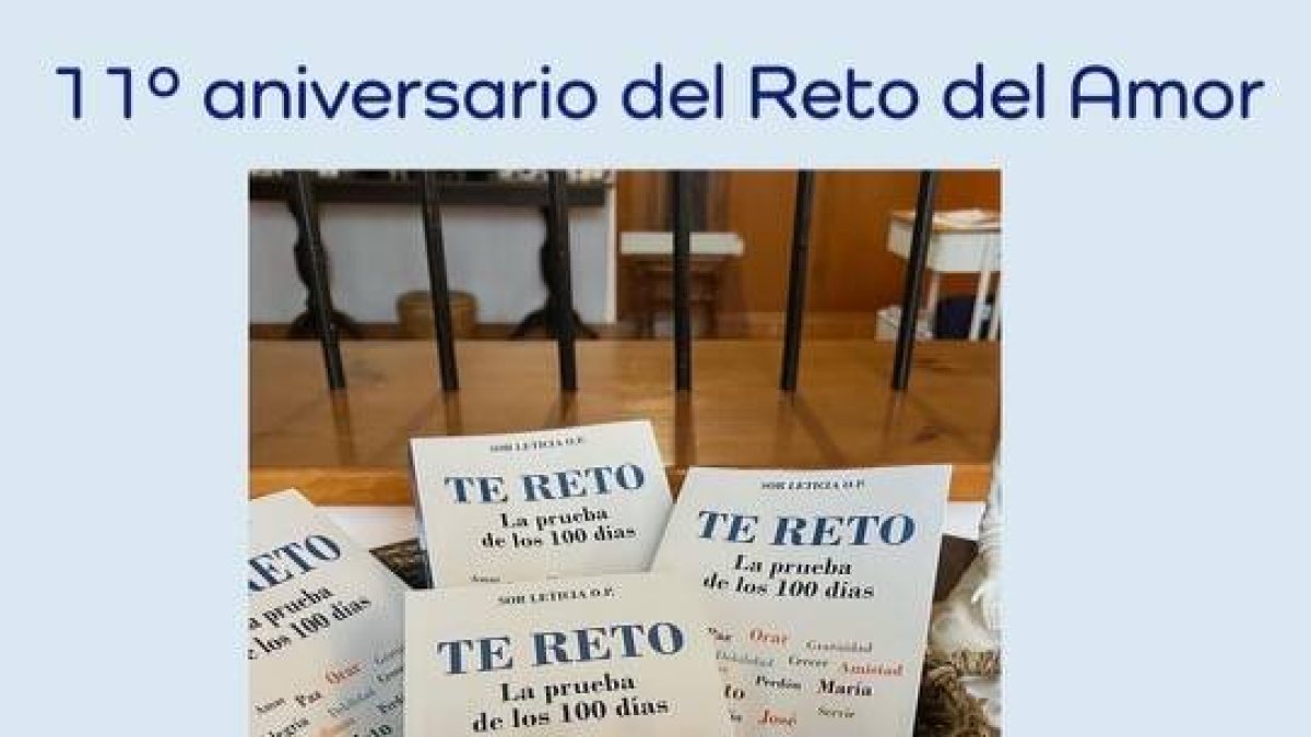 Hoy el reto del amor es entregar de nuevo tu vida a Cristo.