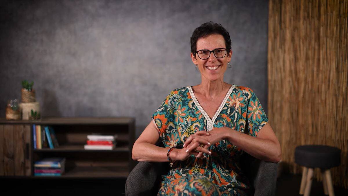 Géraldine quedó tan 'enganchada' al amor de Dios que pensó ser monja ermitaña.