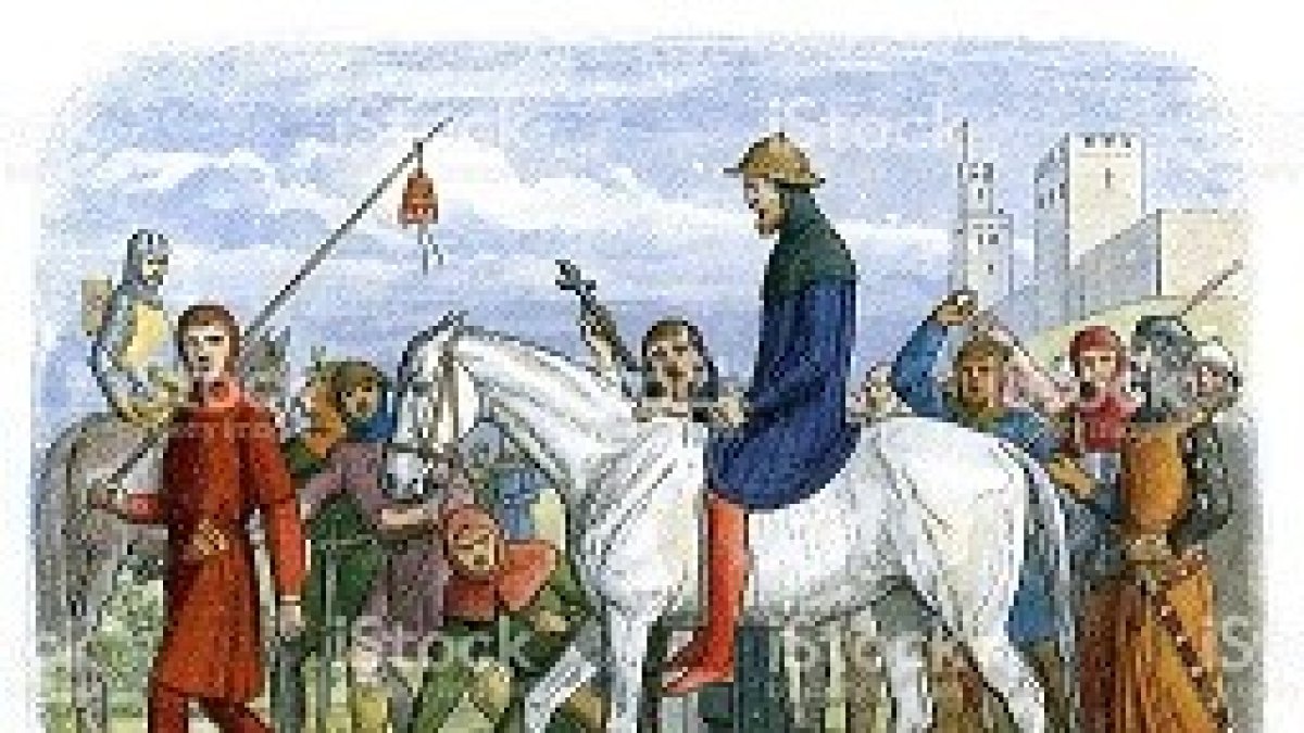 Tomás de Lancaster va al suplicio.