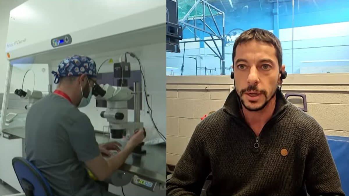 Miquel Roura, una de las víctimas del anonimato de las donaciones, en una entrevista para RTVE.