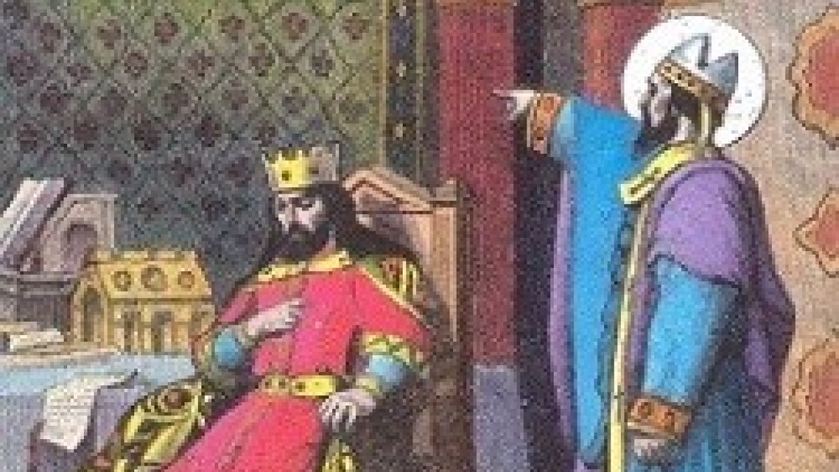 San Agobard ante Thierry III.