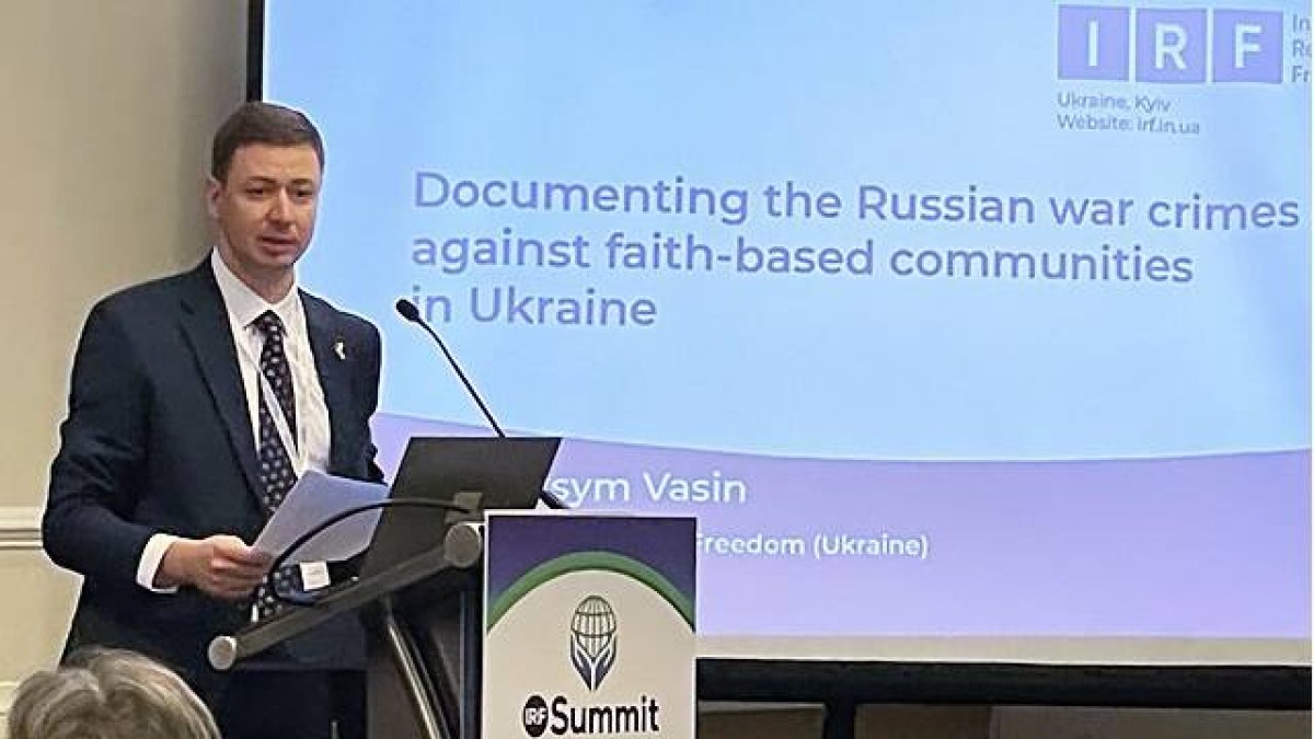 El IRF, con sede en Kiev, presenta en EEUU su informe sobre iglesias dañadas, destruidas o saqueadas por los rusos en Ucrania
