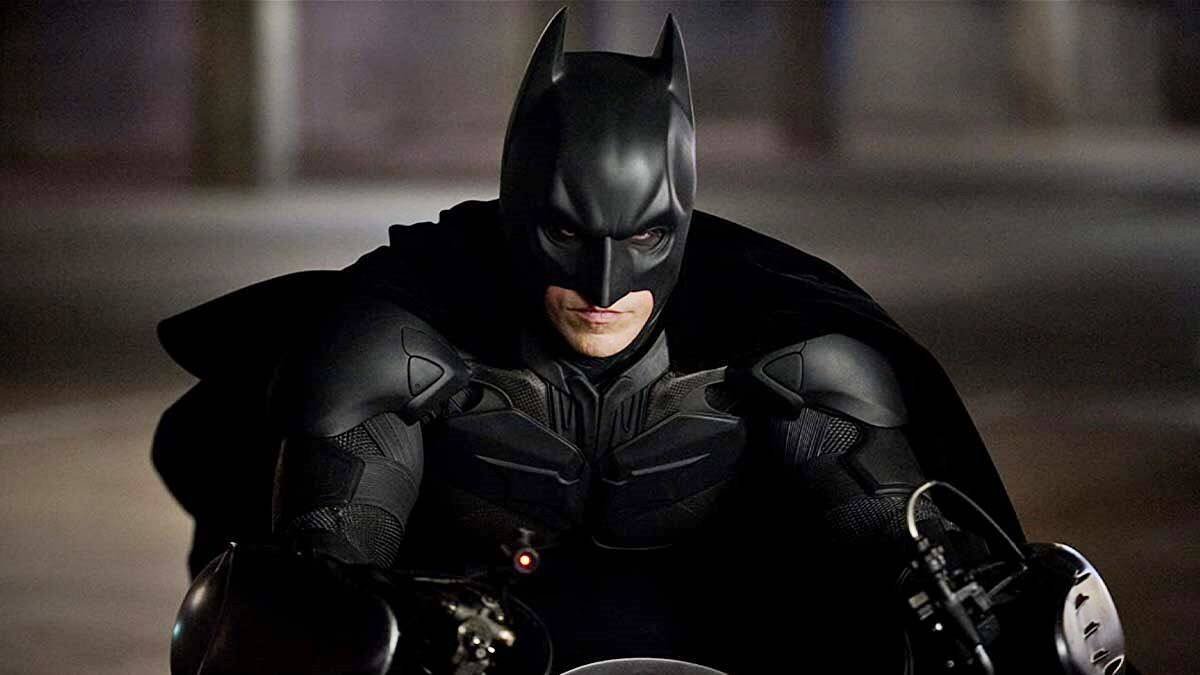 Christian Bale como Batman en la película de 2012 de Christopher Nolan.