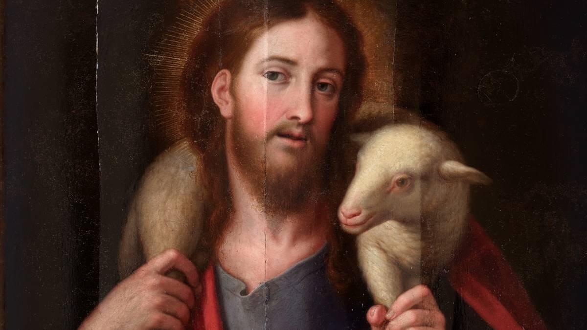 'El Buen Pastor', atribuido a José Vergara (1726-1799). Museo del Prado.