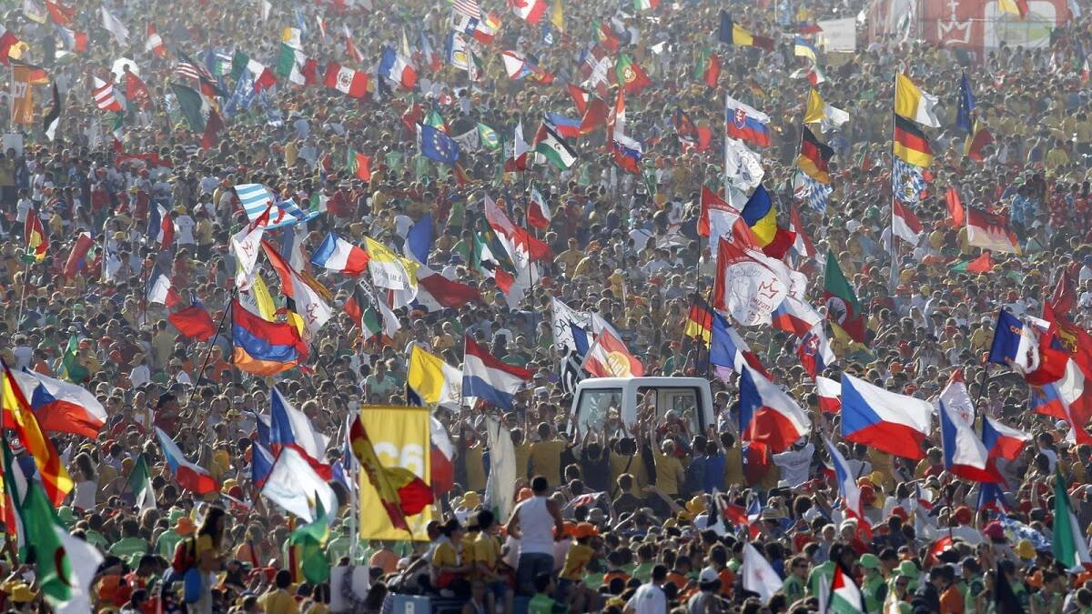 La JMJ reúne a cientos de miles de jóvenes de decenas de países. Católicos unidos por su fe y llamados a cambiar el mundo.