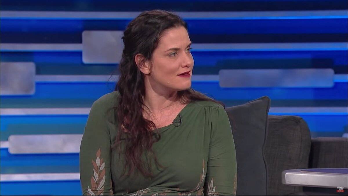 Gianna Jessen, durante una entrevista que le hizo en 2018 el pastor y ex candidato presidencial Mike Huckabee en la televisión cristiana TBN.