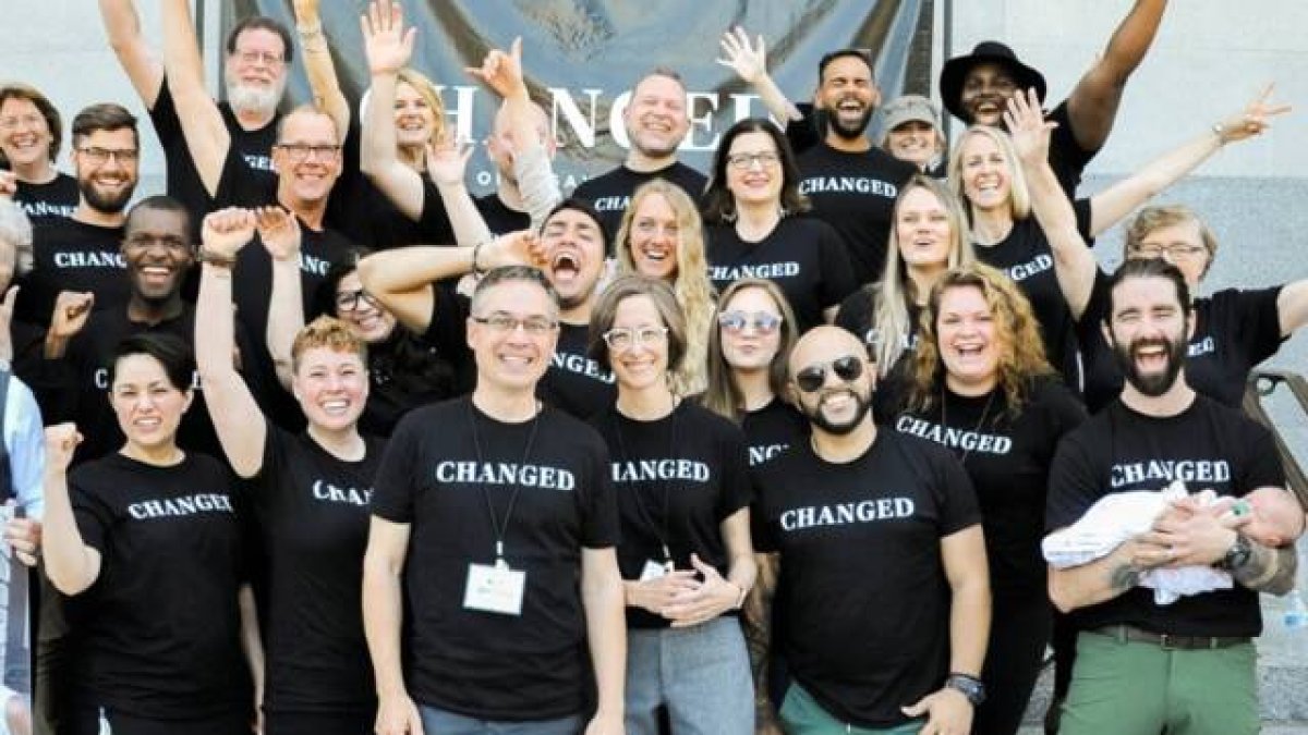 Encuentro en 2017 del movimiento Changed, de ex-gays o homosexuales castos... el Orgullo Gay, dicen, no les representa