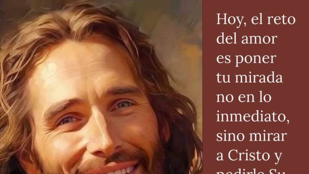 Hoy, el reto del amor es poner tu mirada no en lo inmediato