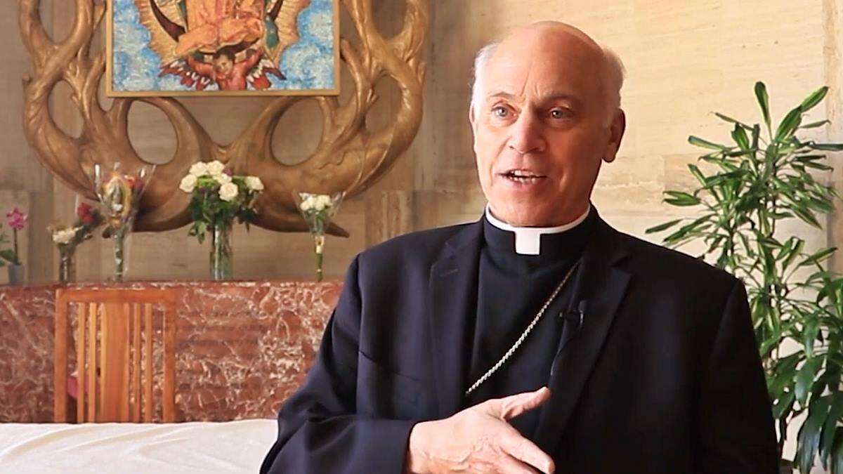 Salvatore Cordileone, arzobispo de San Francisco, es uno de los más activos respaldos de la causa provida en Estados Unidos. Foto: captura de una entrevista de Cross Catholic Outreach.