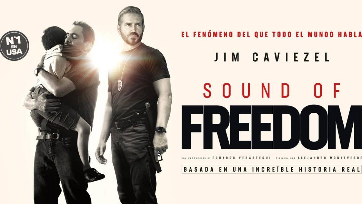 'Sound of freedom' (2023), de Alejandro Monteverde, con Jim Caviezel y Eduardo Verástegui. Una película que hay que ver. Sin sexo ni violencia, pero muy dura porque denuncia el mal más aberrante: corromper la inocencia de los niños.
