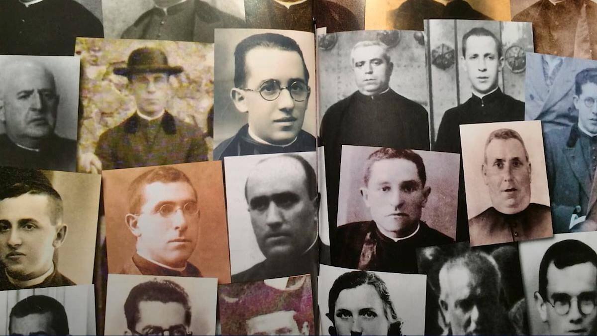 Mártires de la guerra civil española, no menos de diez mil víctimas: doce obispos y miles de sacerdotes diocesanos, religiosos y religiosas.