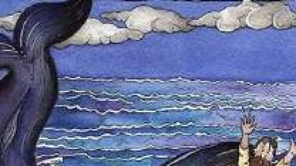 La ballena tragando a Jonás