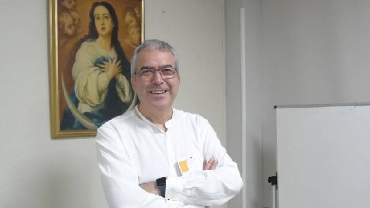 José Ignacio Damas, vicario general de Jaén, explica cómo el kerigma llevó a la transformación pastoral de la diócesis - foto P.J.Ginés