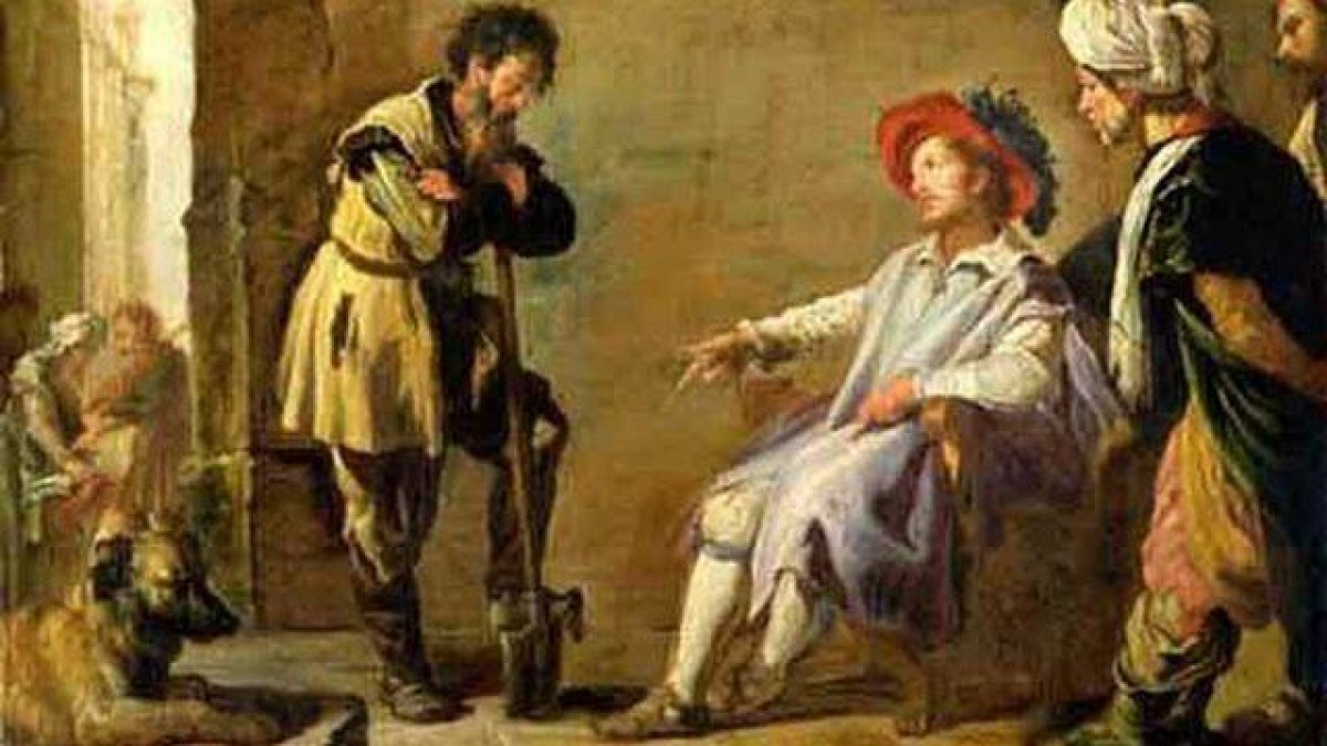 Domenico Fetti, 'Parábola de los trabajadores de la viña' (1622), detalle.