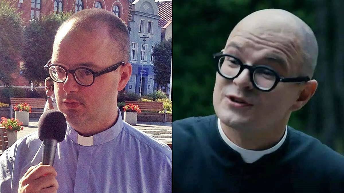 A la izquierda, Jan Kaczkowski; a la derecha, Dawid Ogrodnik, quien interpreta al sacerdote en 'Johnny'.