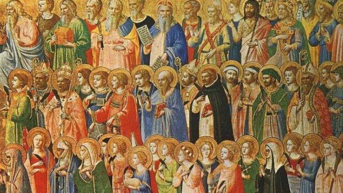El día de Todos los Santos es una Solemnidad en la que la Iglesia celebra juntos la gloria y el honor de todos los que contemplan eternamente el rostro de Dios y se regocijan plenamente en esta visión.