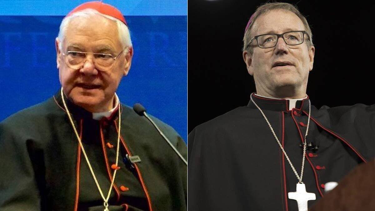 El cardenal Gerhard Müller (izquierda) y el obispo Robert Barron: dos juicios antitéticos sobre un mismo documento vaticano.
