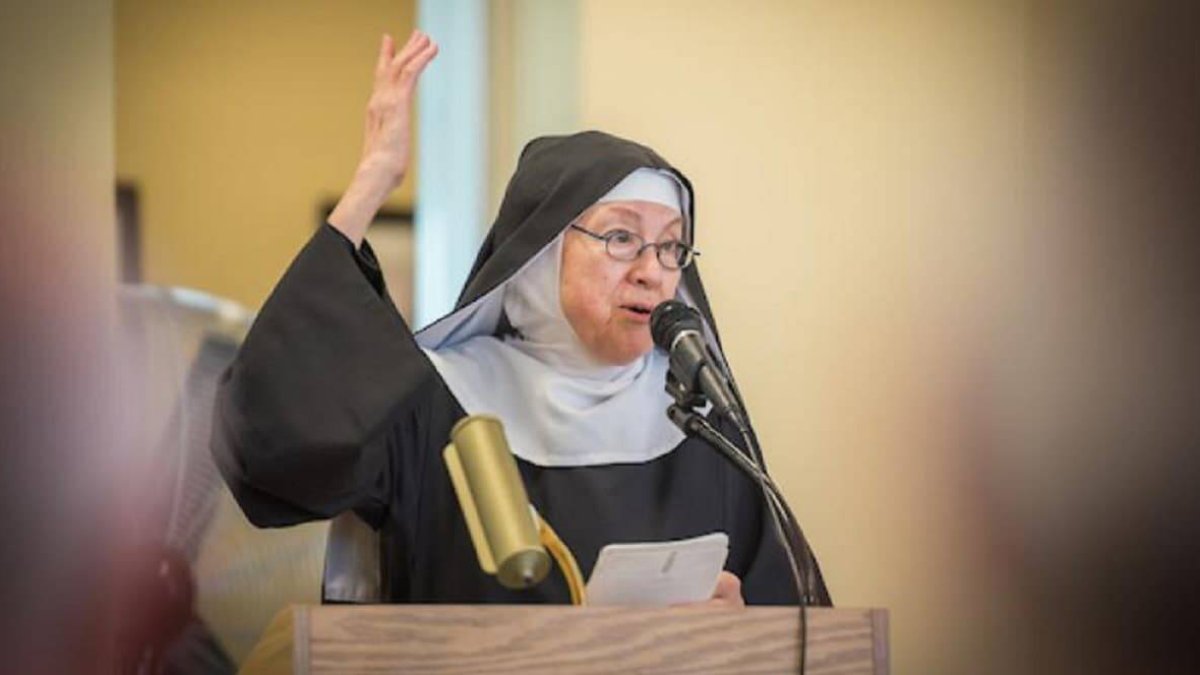 La Madre Miriam es conocida en EEUU por sus intervenciones radiofónicas.