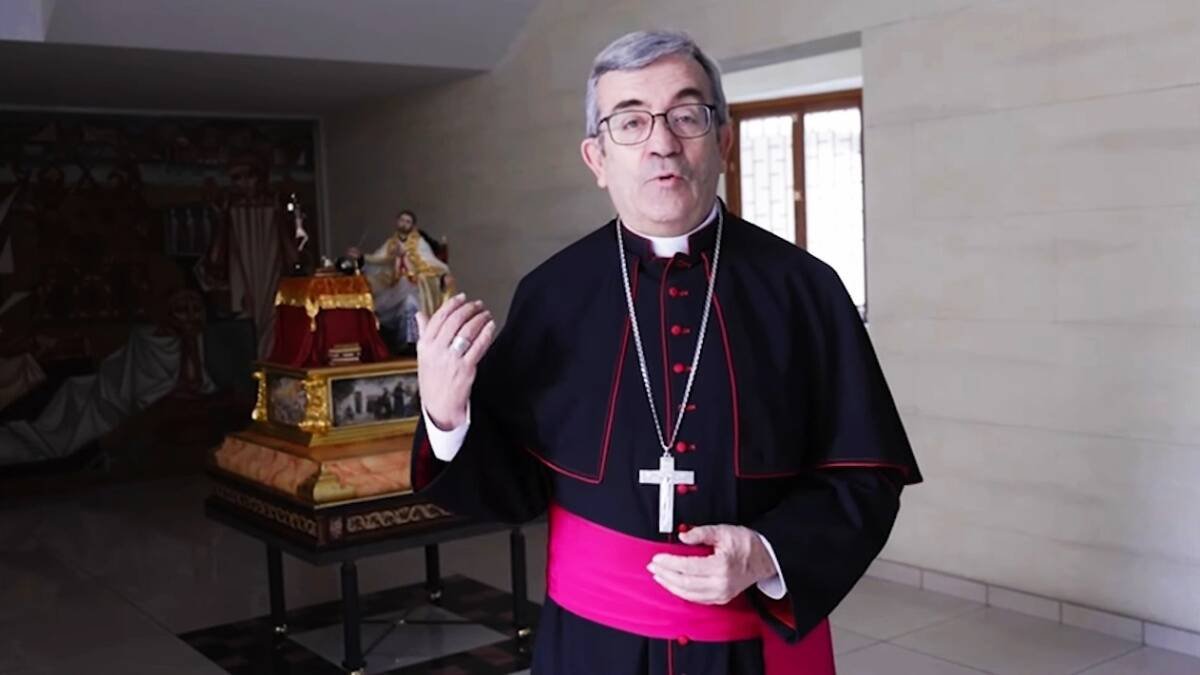 El nuevo presidente de la Conferencia Episcopal Española, Luis Argüello, en una reciente peregrinación a Roma con la Comisión de beatificación de Isabel la Católica.