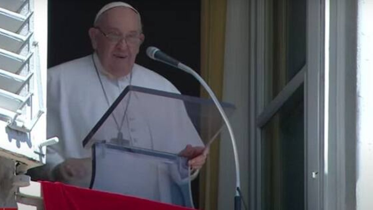 Francisco en el Regina Coeli del segundo domingo de Pascua de 2024