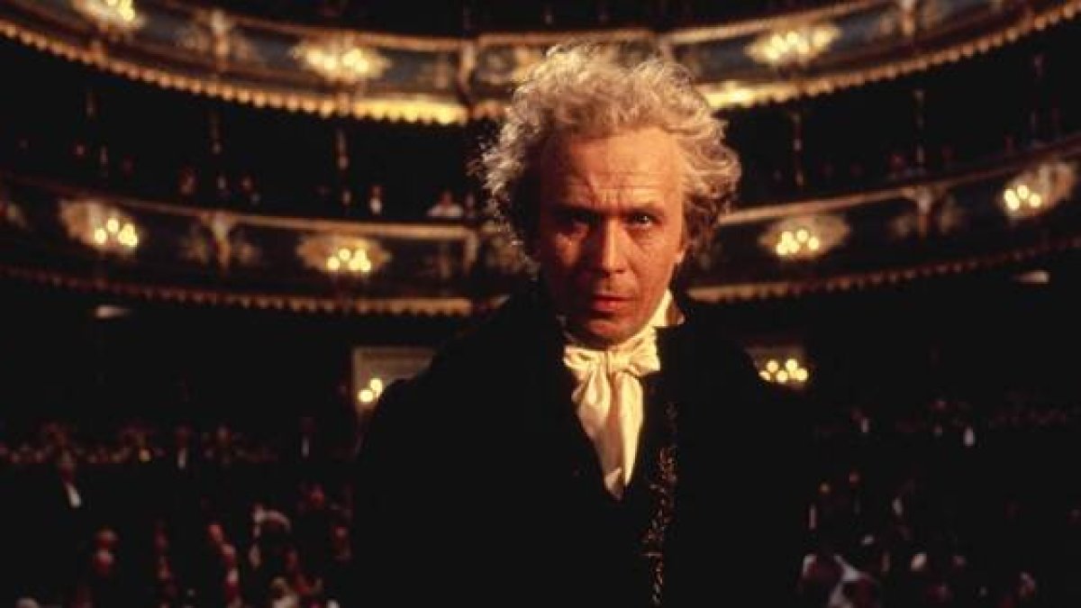 Gary Oldman interpreta a Beethoven en la película Amor Inmortal de 1995