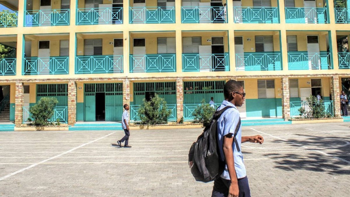 El Seminario Menor de San Marcial, dirigido por los misioneros espiritanos en Puerto Príncipe, capital de Haití.