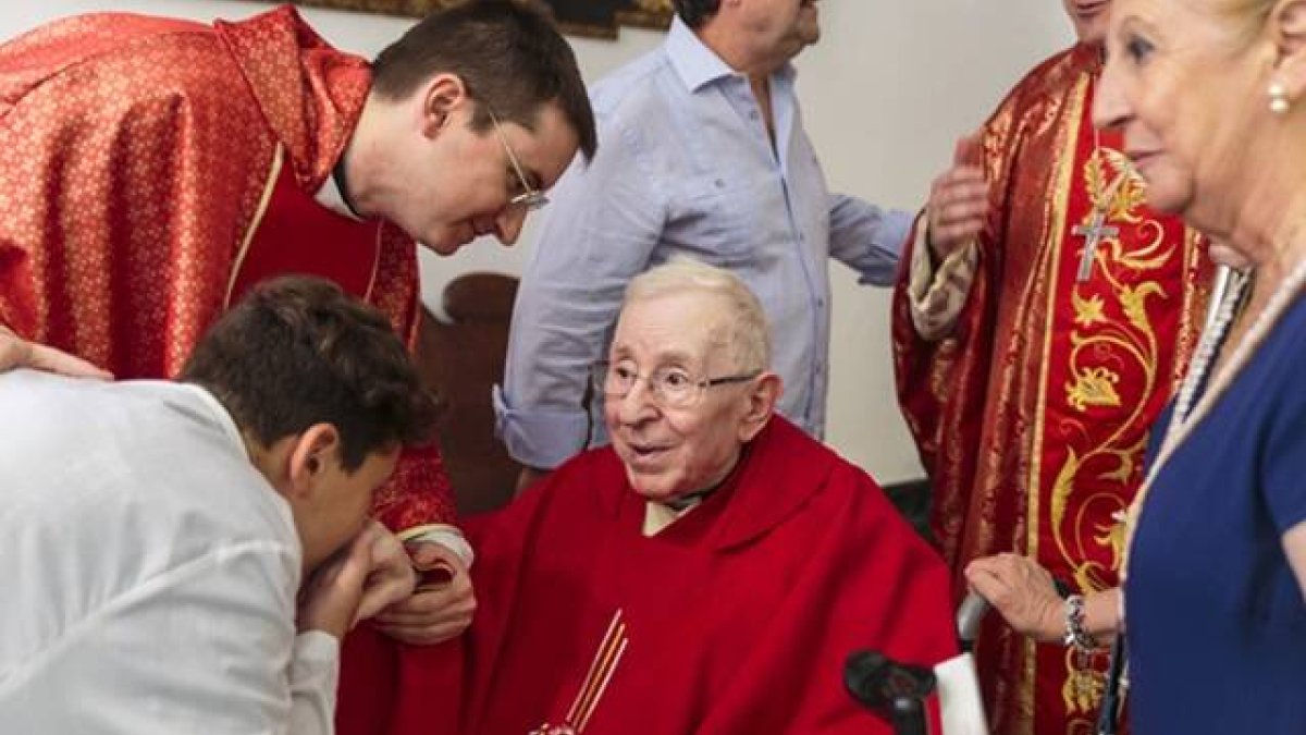 Don Gaspar Bustos ha sido padre espiritual y guía de cientos de seminaristas y sacerdotes cordobeses / Foto: Diócesis de Córdoba.