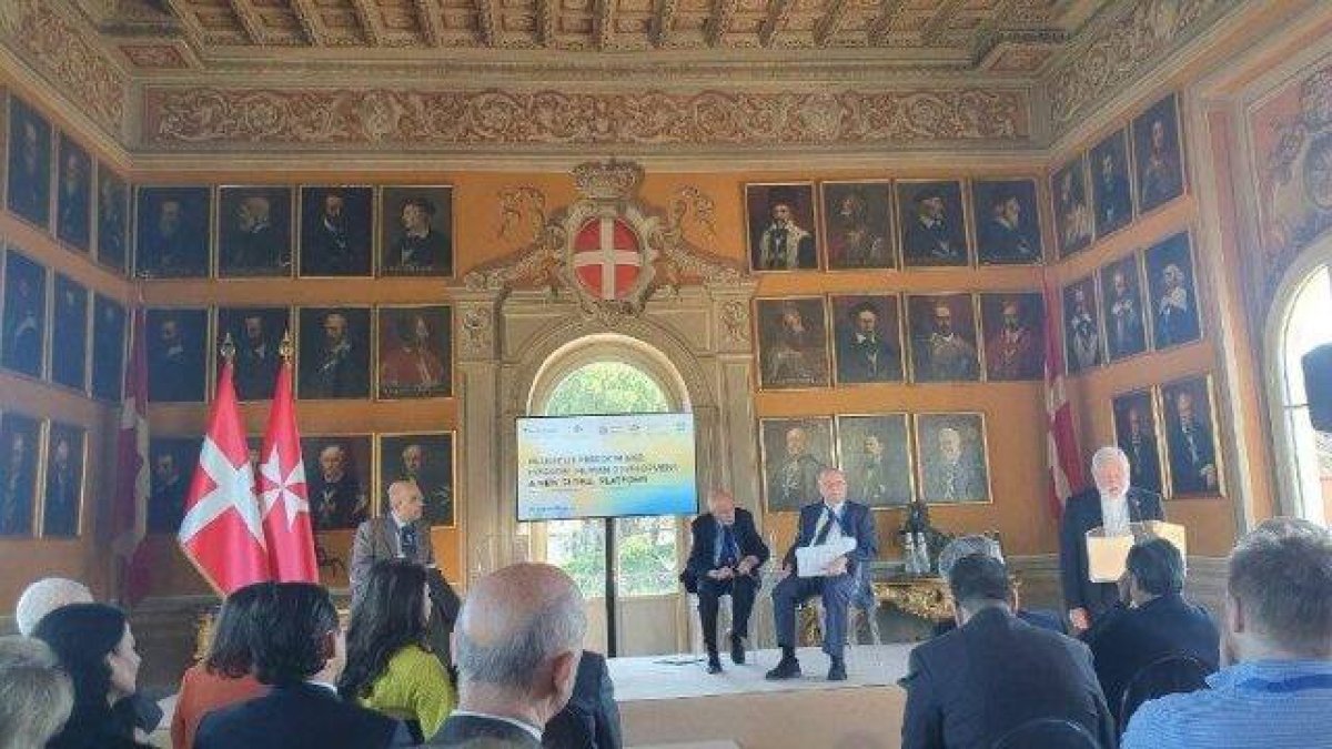 Los participantes en la conferencia «Religious Freedom» y Desarrollo Humano Integral organizada el miércoles 5 de junio por la Soberana Orden de Malta.
